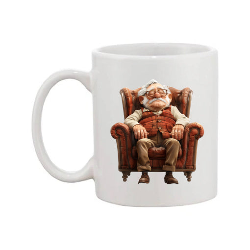 Mug - 11oz - OAP - Old Man Asleep in Armchair