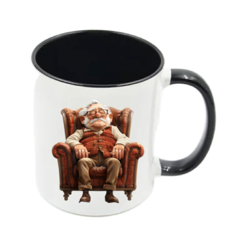 Mug - 11oz - OAP - Old Man Asleep in Armchair