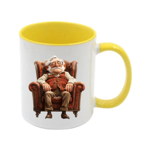 Mug - 11oz - OAP - Old Man Asleep in Armchair