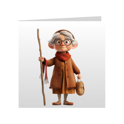 Square Greeting Cards - OAP - Hobbies