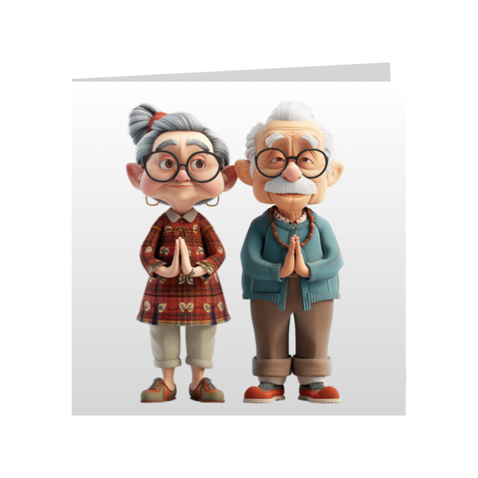 Square Greeting Cards - OAP - Hobbies