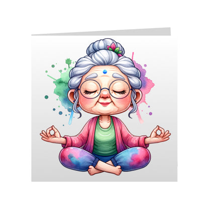 Square Greeting Cards - OAP - Hobbies