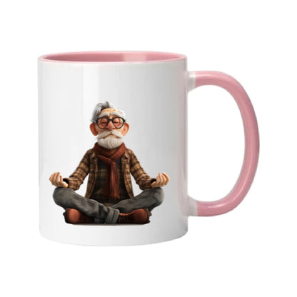 Mug - 11oz - OAP - Old Man Doing Yoga 1