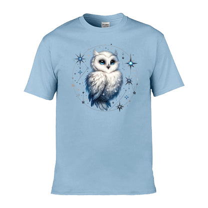 Mens T-Shirt (Gildan Softstyle 64000) - 10 Colours to choose from with Owl 28