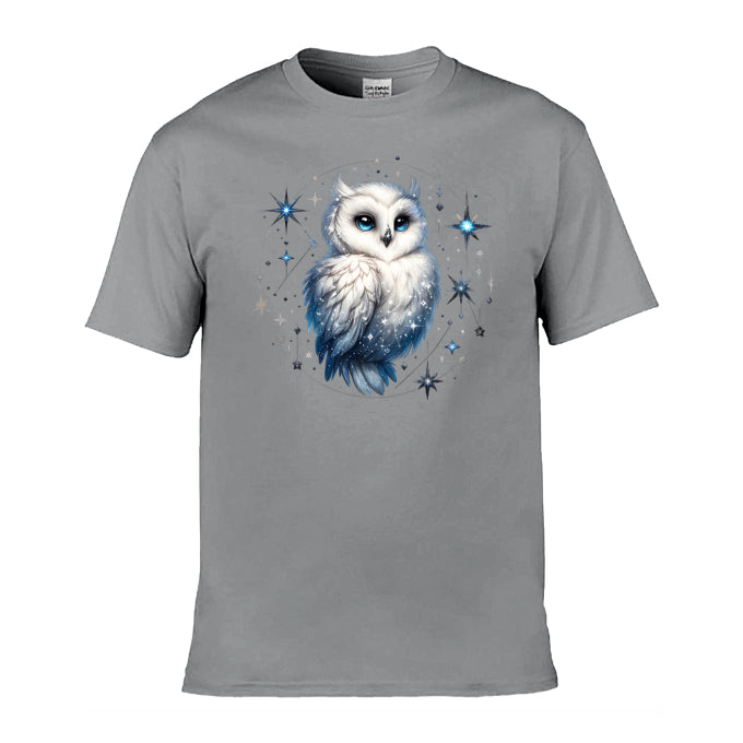 Mens T-Shirt (Gildan Softstyle 64000) - 10 Colours to choose from with Owl 28