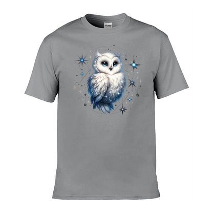 Mens T-Shirt (Gildan Softstyle 64000) - 10 Colours to choose from with Owl 28