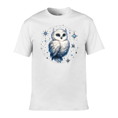 Mens T-Shirt (Gildan Softstyle 64000) - 10 Colours to choose from with Owl 28
