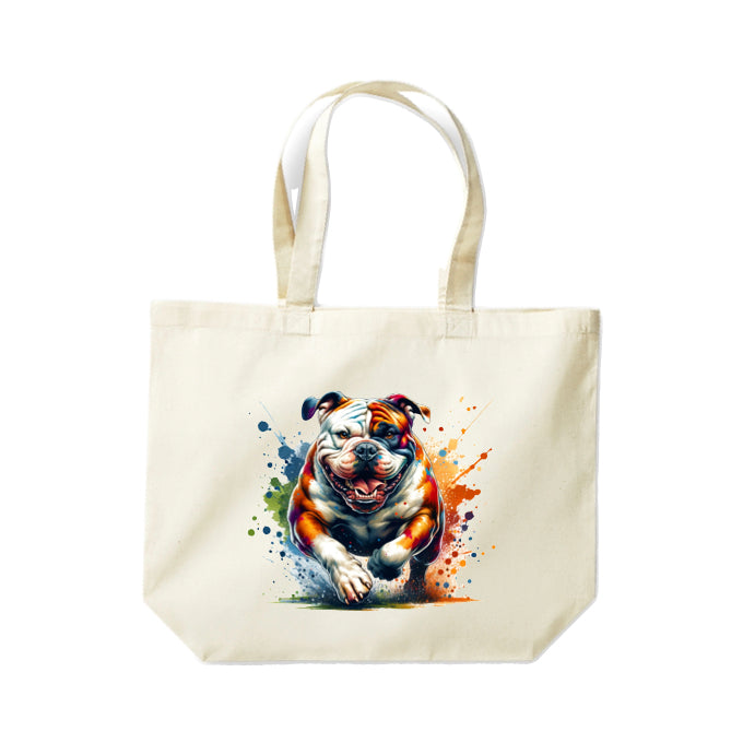 Cotton Tote Bags 18ltr - Paint Splashed Dog Breeds