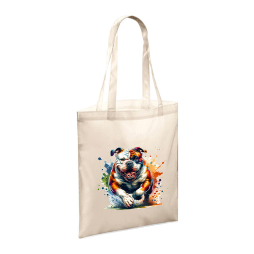 Polyester Tote Bags 10ltr - Paint Splashed Dog Breeds