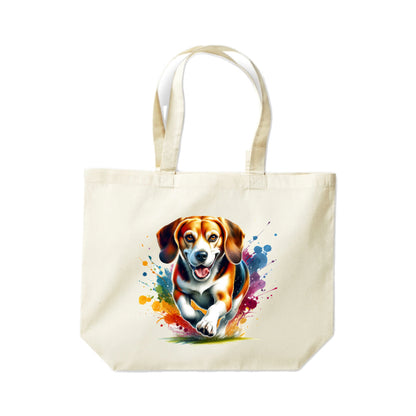 Cotton Tote Bags 18ltr - Paint Splashed Dog Breeds
