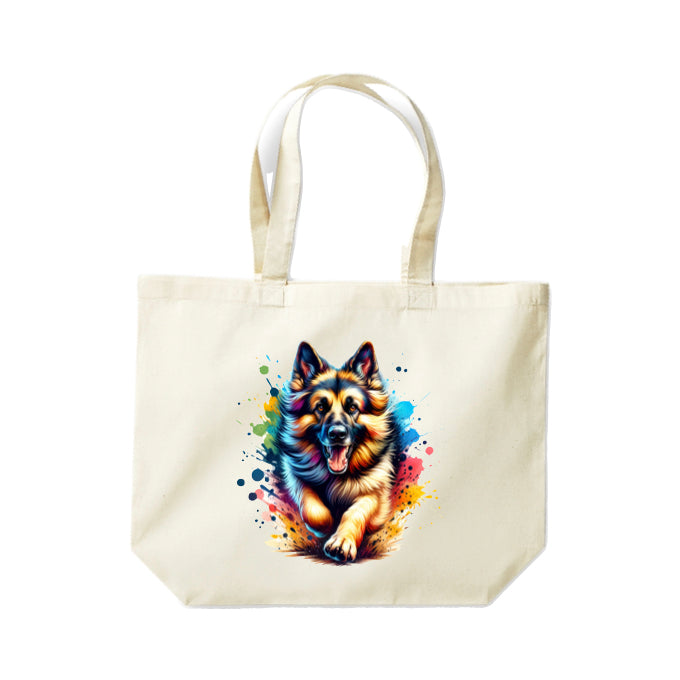 Cotton Tote Bags 18ltr - Paint Splashed Dog Breeds