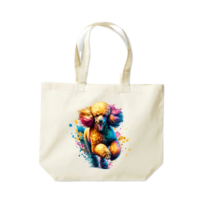 Cotton Tote Bags 18ltr - Paint Splashed Dog Breeds
