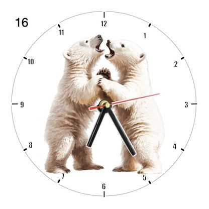 Clocks with 39x different Polar Bears