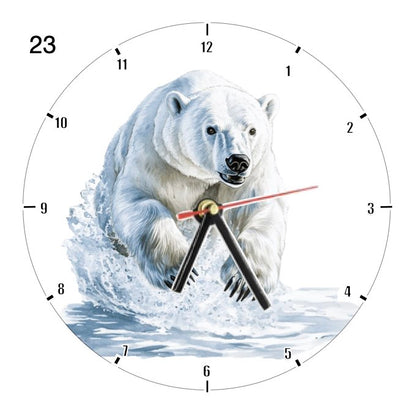 Clocks with 39x different Polar Bears