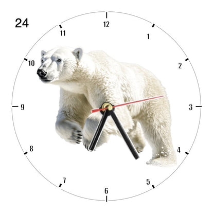 Clocks with 39x different Polar Bears