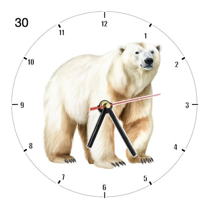 Clocks with 39x different Polar Bears