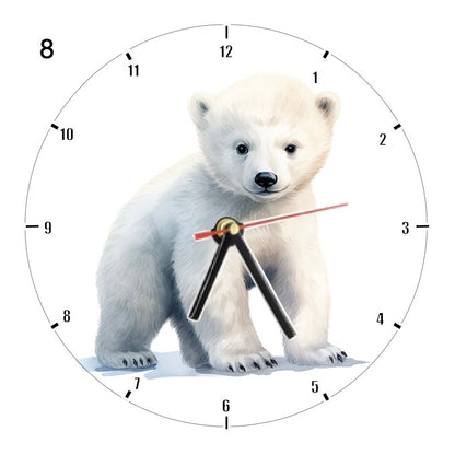 Clocks with 39x different Polar Bears