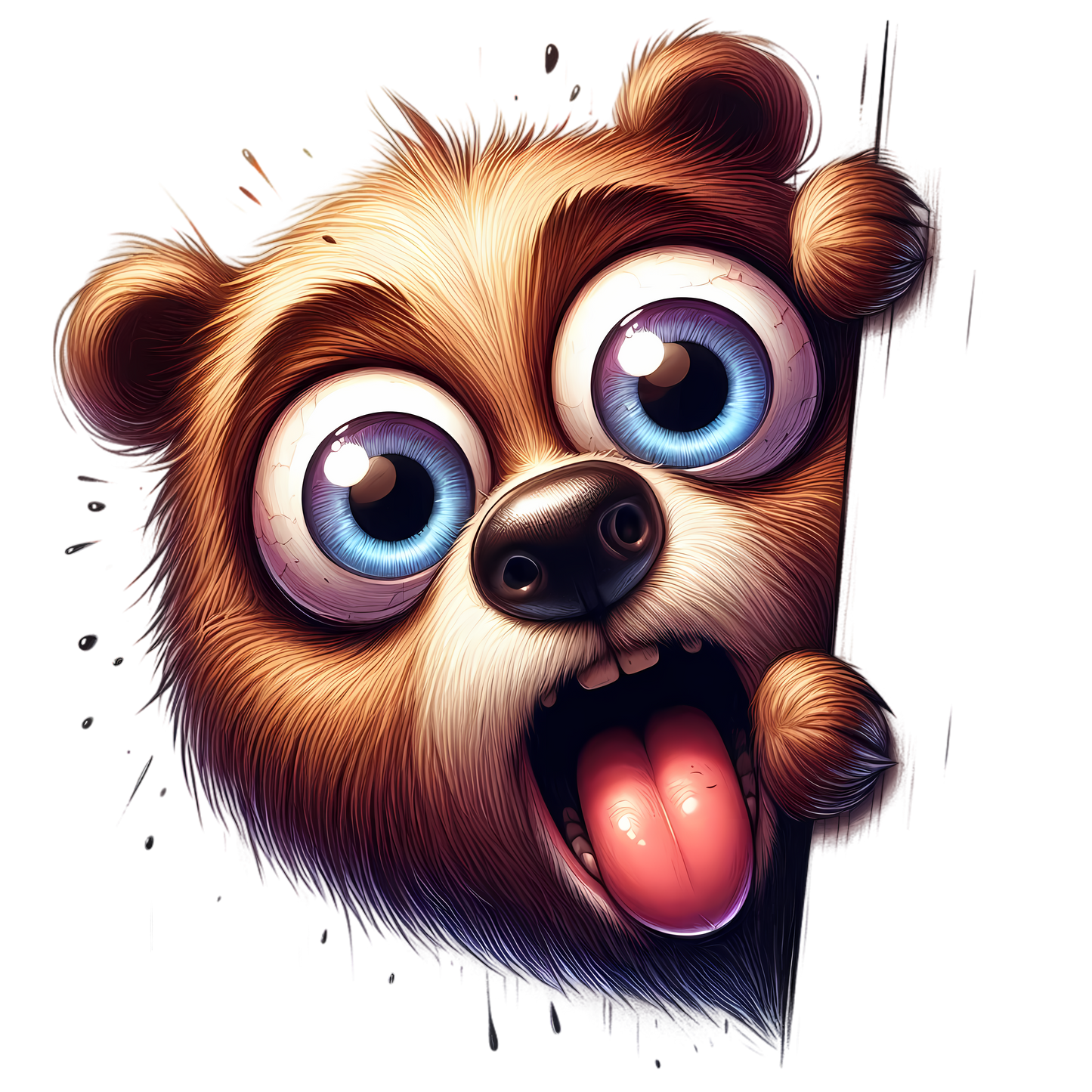 Kids - Quirky Peeking Animals - A to H - Images x31