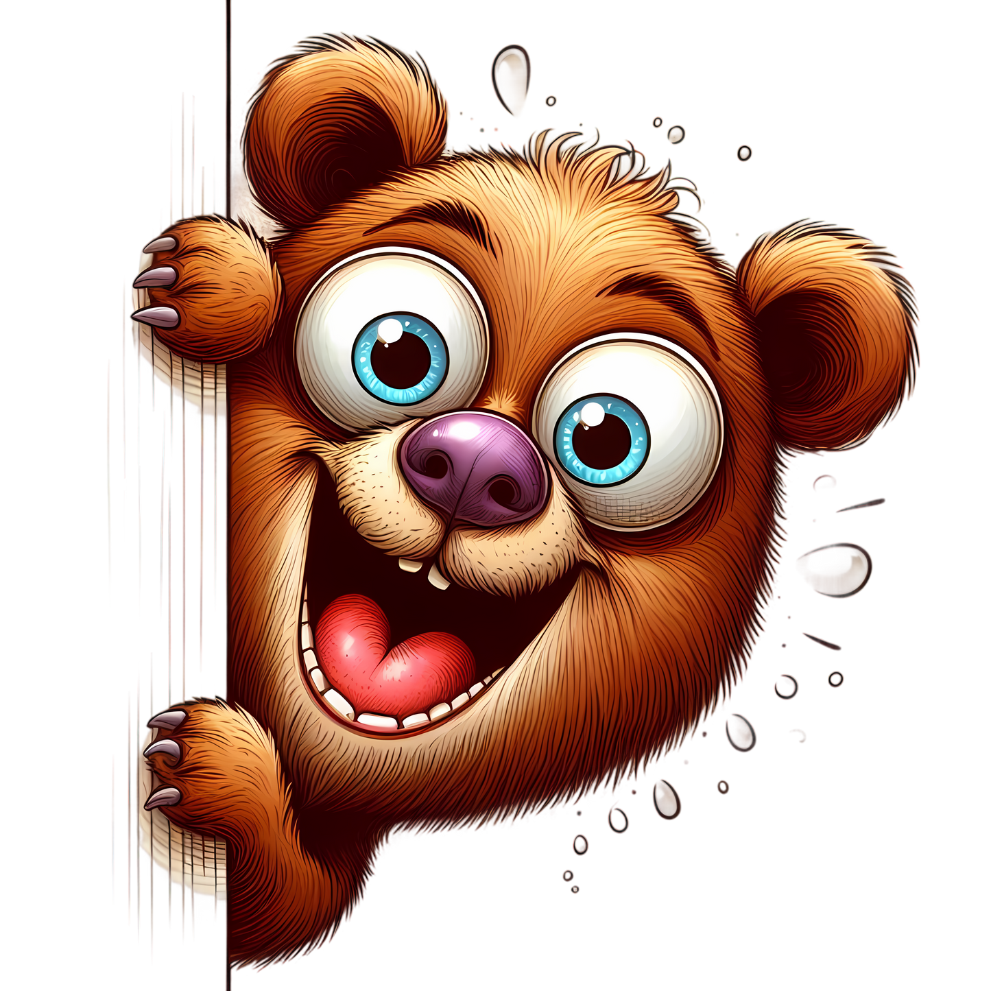 Kids - Quirky Peeking Animals - A to H - Images x31