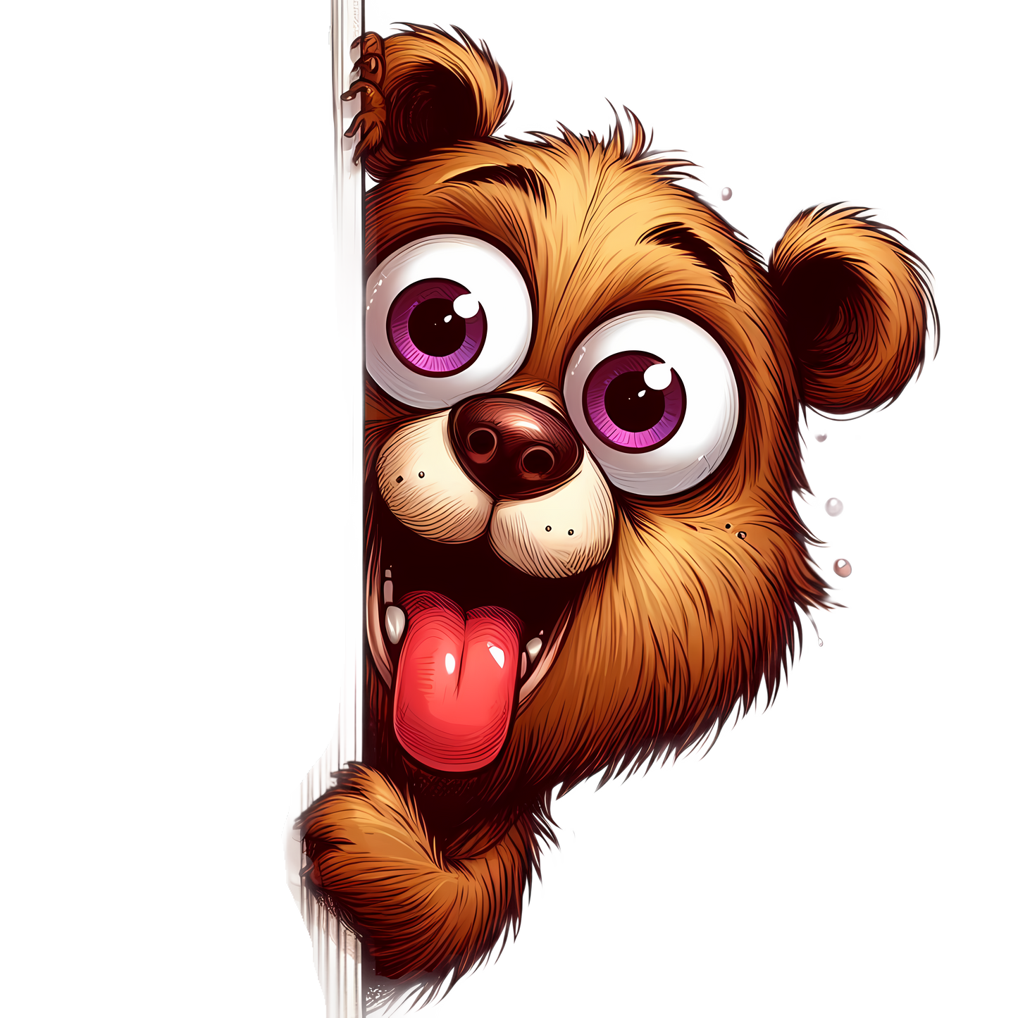 Kids - Quirky Peeking Animals - A to H - Images x31