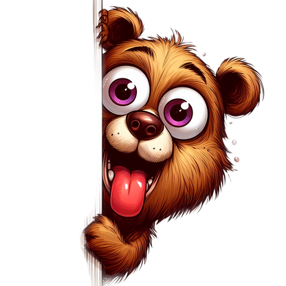 Kids - Quirky Peeking Animals - A to H - Images x31