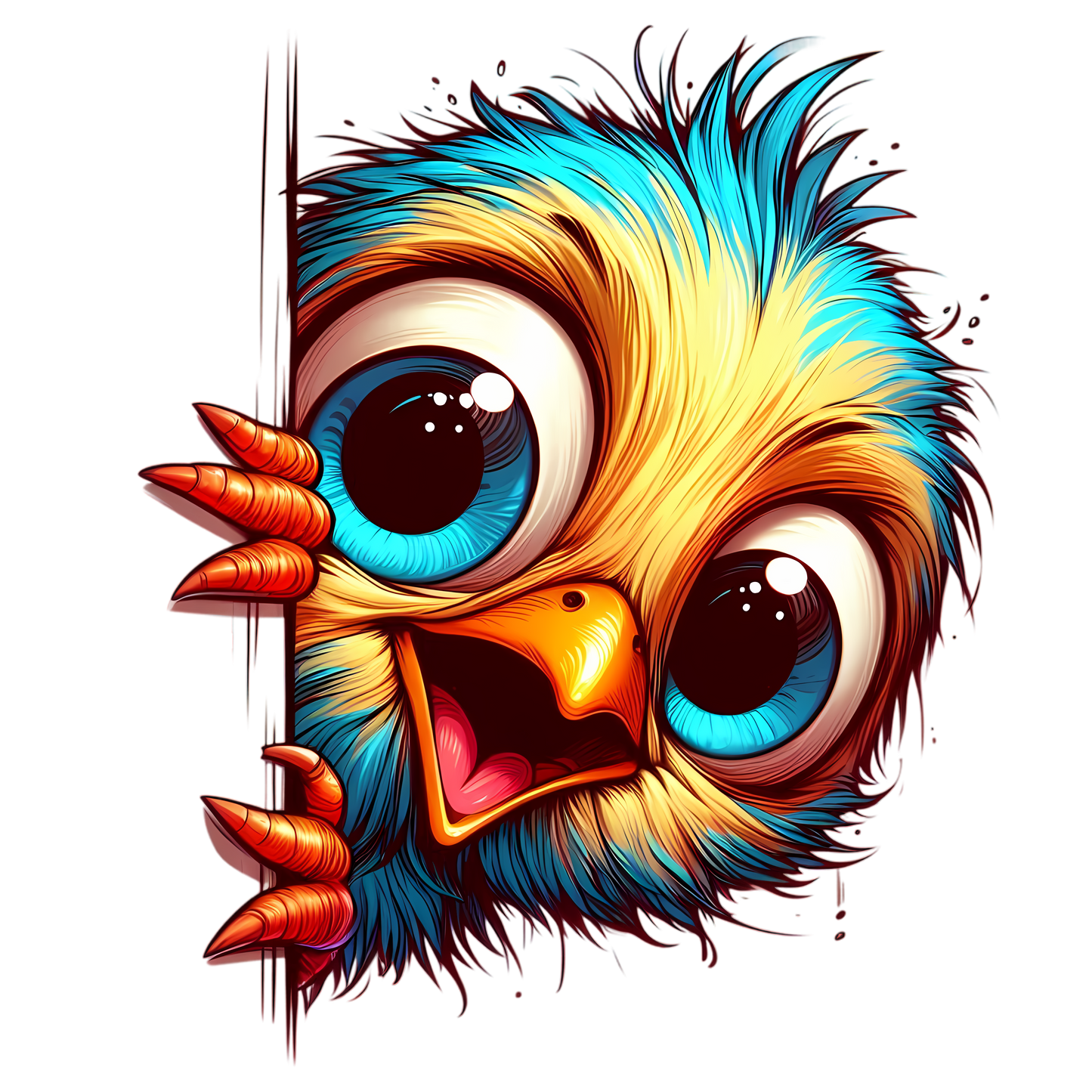 Kids - Quirky Peeking Animals - A to H - Images x31