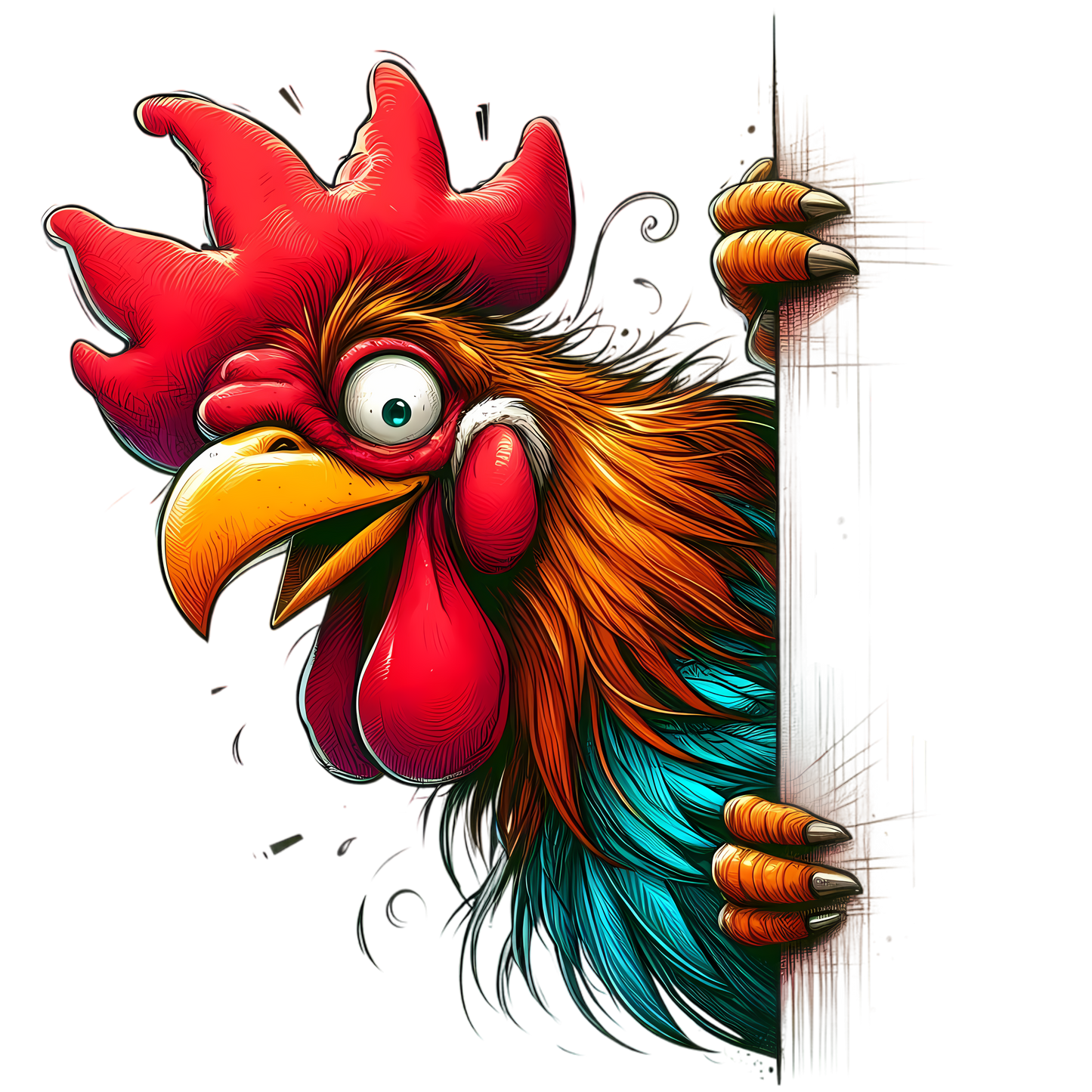 Kids - Quirky Peeking Animals - A to H - Images x31