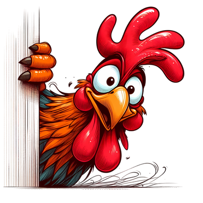 Kids - Quirky Peeking Animals - A to H - Images x31