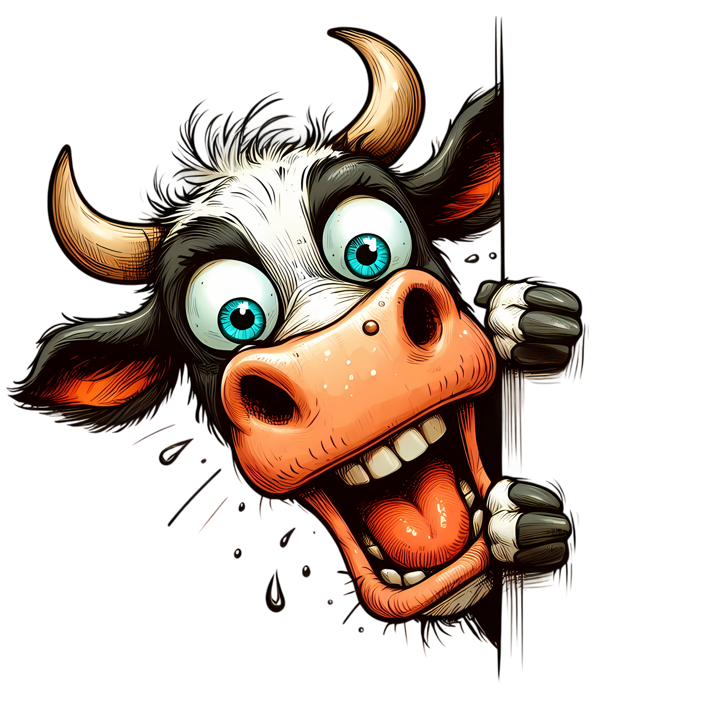 Kids - Quirky Peeking Animals - A to H - Images x31