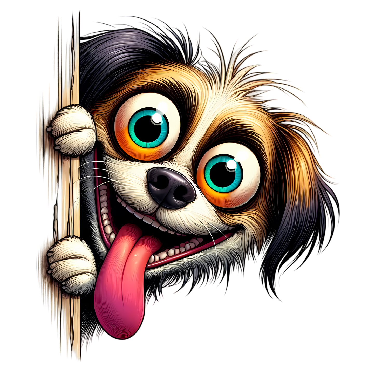 Kids - Quirky Peeking Animals - A to H - Images x31