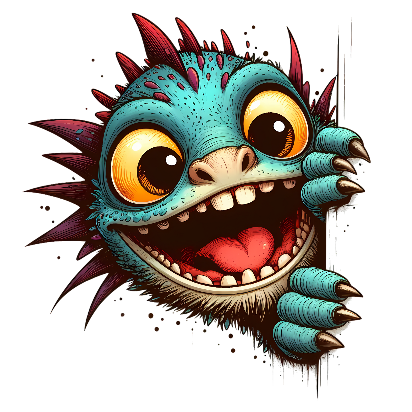 Kids - Quirky Peeking Animals - A to H - Images x31