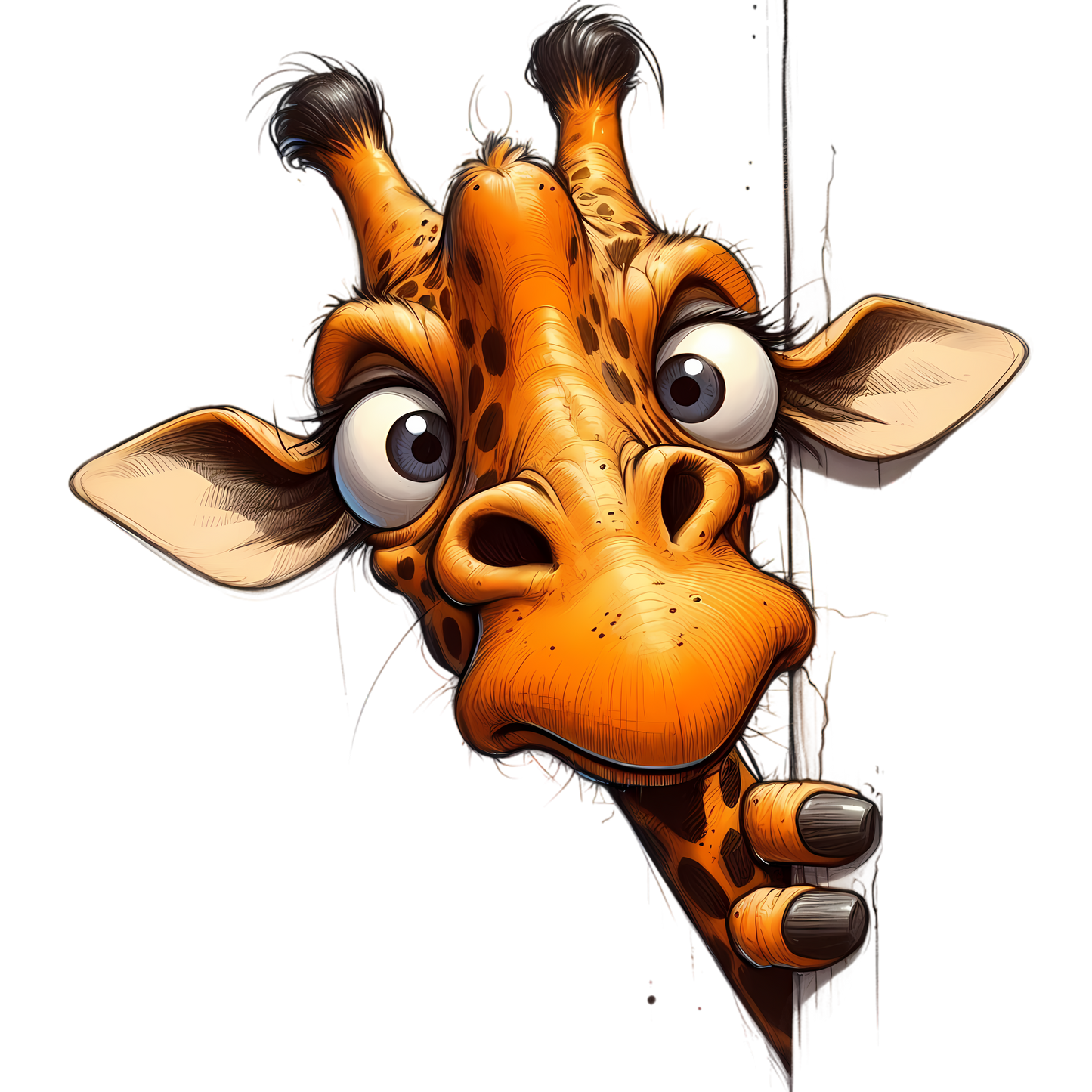 Kids - Quirky Peeking Animals - A to H - Images x31