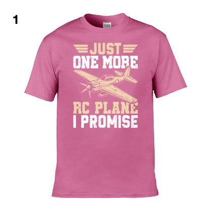 Mens T-Shirt (Gildan Softstyle 64000) - 10 Colours to choose from with 'Just one more RC plane I promise'