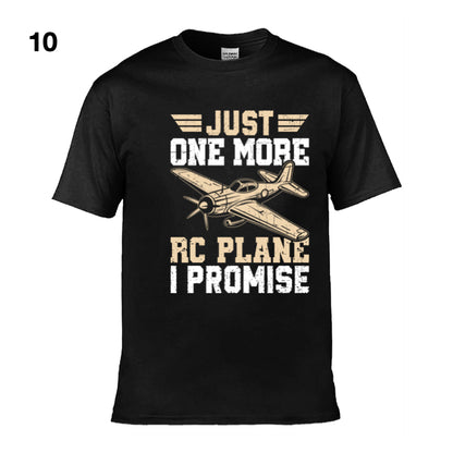 Mens T-Shirt (Gildan Softstyle 64000) - 10 Colours to choose from with 'Just one more RC plane I promise'
