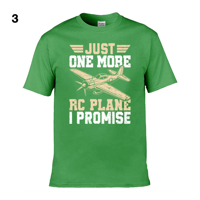 Mens T-Shirt (Gildan Softstyle 64000) - 10 Colours to choose from with 'Just one more RC plane I promise'