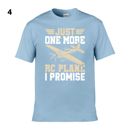 Mens T-Shirt (Gildan Softstyle 64000) - 10 Colours to choose from with 'Just one more RC plane I promise'