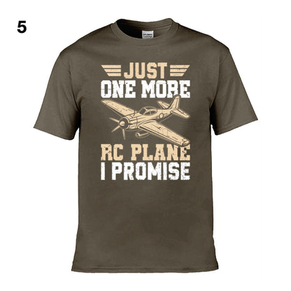 Mens T-Shirt (Gildan Softstyle 64000) - 10 Colours to choose from with 'Just one more RC plane I promise'