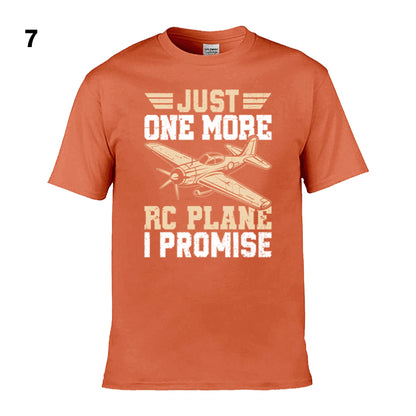 Mens T-Shirt (Gildan Softstyle 64000) - 10 Colours to choose from with 'Just one more RC plane I promise'