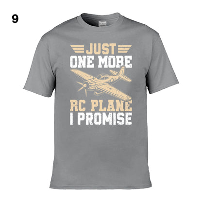 Mens T-Shirt (Gildan Softstyle 64000) - 10 Colours to choose from with 'Just one more RC plane I promise'