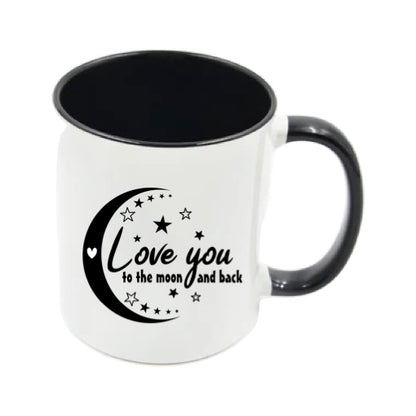 Mug - 11oz - Romantic Saying - 'Love you to the moon and back'