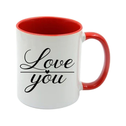 Mug - 11oz - Romantic Saying - 'Love You'