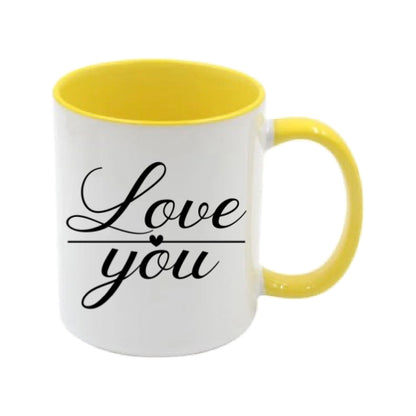 Mug - 11oz - Romantic Saying - 'Love You'