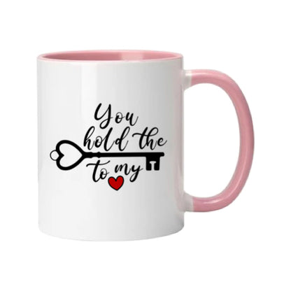 Mug - 11oz - Romantic Saying - 'You hold the key to my heart'
