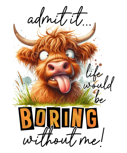 Adult - Sarcastic Sayings with Cows - 28x  images