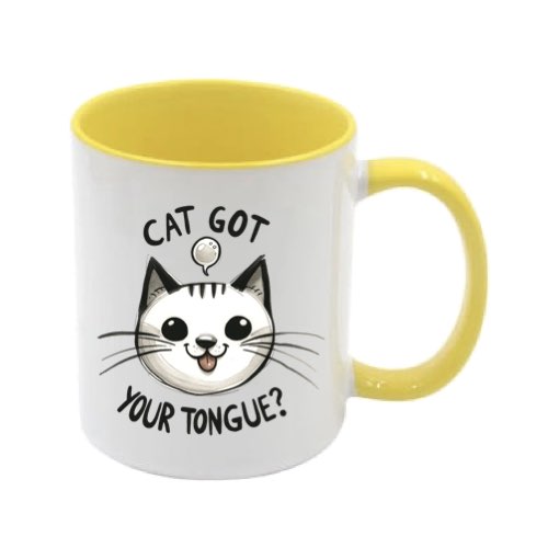 Mug - 11oz - Sarcastic Funny Sayings with 12x images of different cats