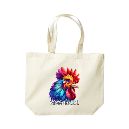 Cotton Tote Bags 18ltr-  Sarcastic Quotes with Chickens