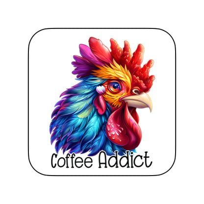 Coasters of Sarcastic Quotes with Chickens