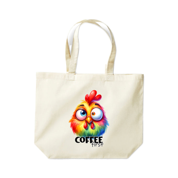 Cotton Tote Bags 18ltr-  Sarcastic Quotes with Chickens