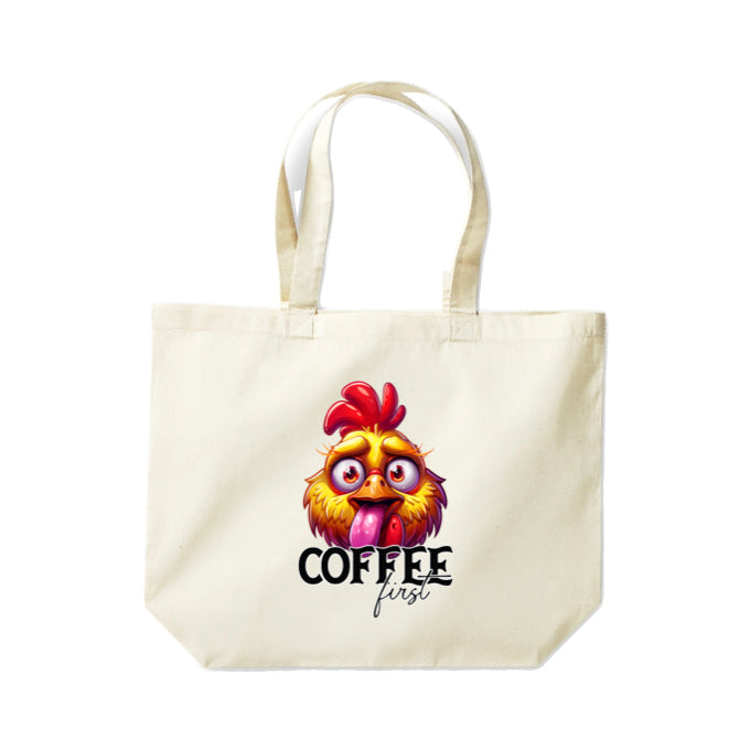 Cotton Tote Bags 18ltr-  Sarcastic Quotes with Chickens