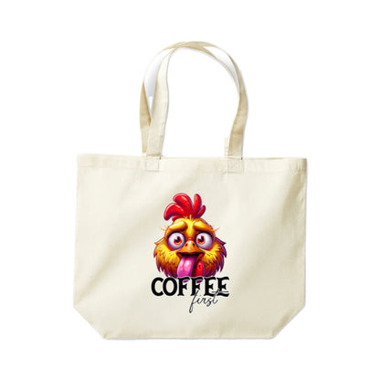 Cotton Tote Bags 18ltr-  Sarcastic Quotes with Chickens